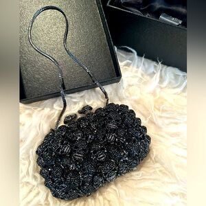 Bag Clutch Crystal Skull Stack Purse New